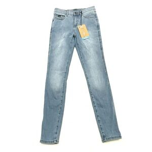 NWT KUHL Women's Kontour Flex Denim Skinny Jeans Size 4 Wicking Quick Dry 30.5"